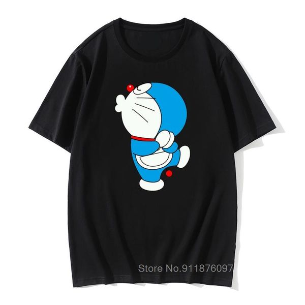 

men's t-shirts men cartoon summer t shirt doraemon casual family short sleeve factory outlets can be graphic, White;black