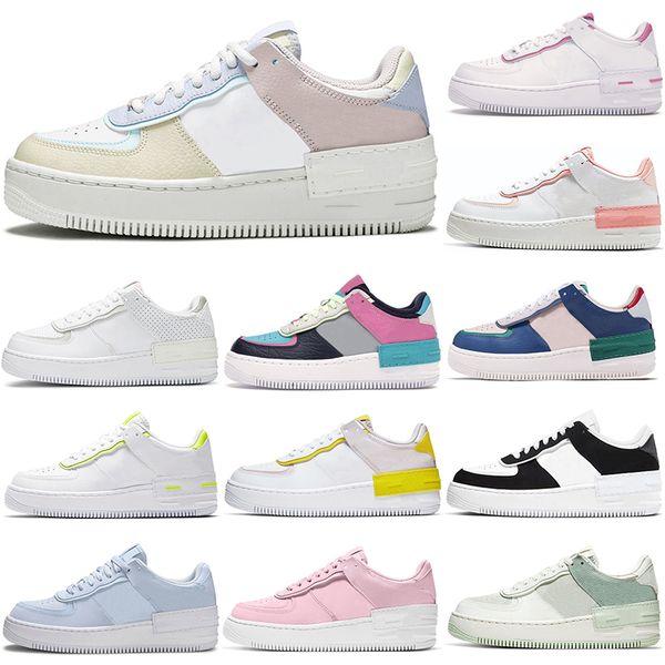 

2021 men women running shoes shadow triple white black pale ivory unicorn mystic navy volts ombre hydrogen blue pink pistachio frost trainer