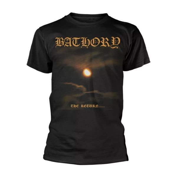 

bathory the return official t-shirt men unisex, White;black