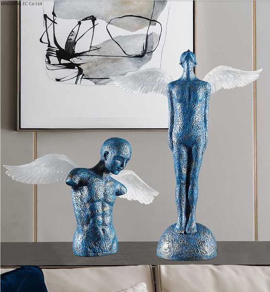 

decorative objects & figurines european-style modern angel decoration living room porch entrance tv cabinet artwork light luxury creative ho