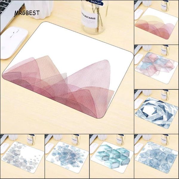 

mouse pads & wrist rests promotional pad mice 22x18/25x20/29x25cm square cubic solid space printed anti-slip rubber desk for office