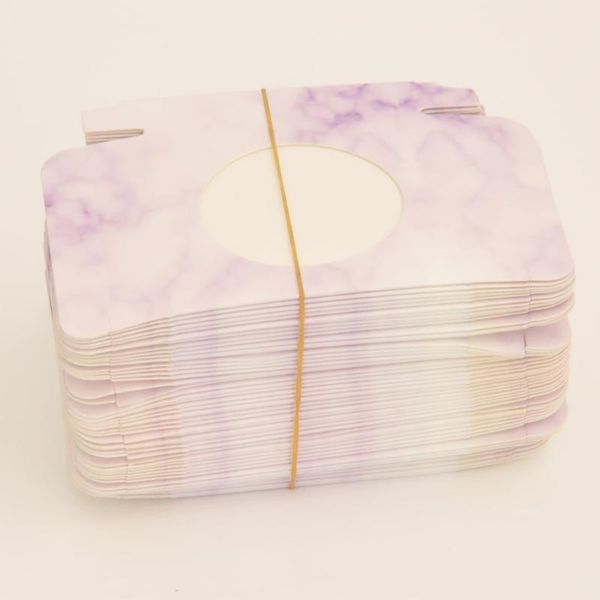 

false eyelashes 50/lot wholesale eyelash packaging box lash boxes package custom square paper marble purple mink lashes makeup case vendors