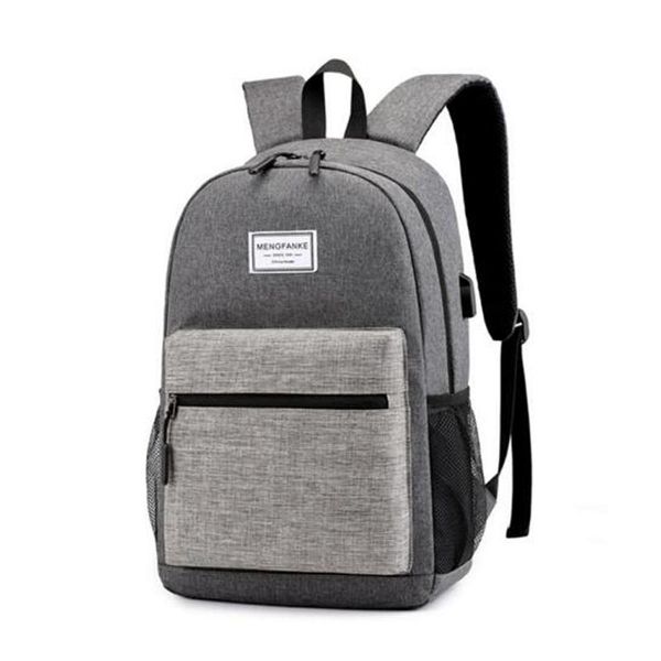 

backpack usb interface men women lapbag shoulder for boys girls teenagers school travel mochila