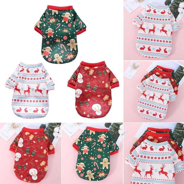 

dog apparel kitten costume cute teddy outfit christmas warm cat clothes pet sweater