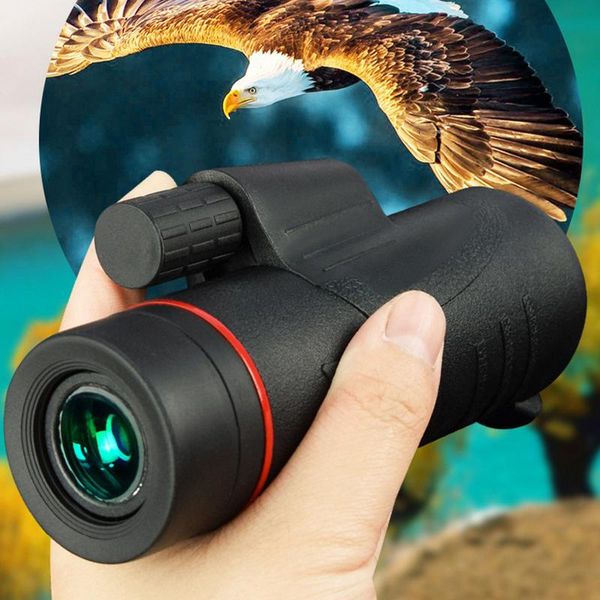 

telescope & binoculars 12x42 magnification portable monocular night handheld military hunting