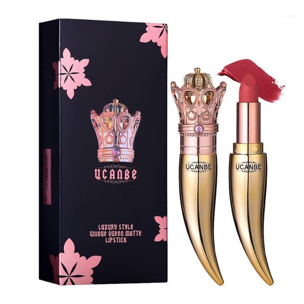 

ucanbe queen lipstick matte long-lasting gold tube makeup spot set1