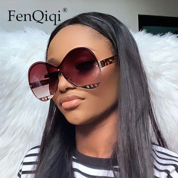 

designer sunglasses big frame women 2021 hollowing out design eyeglasses luxury shades uv400 gafas de sol mujer, White;black