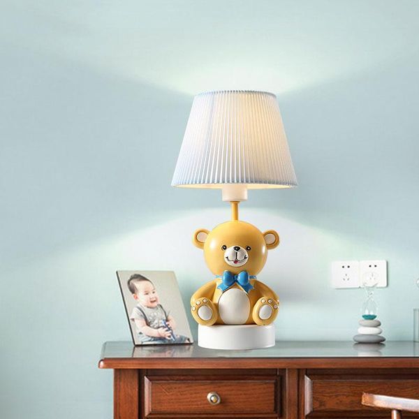 

table lamps resin cartoon modern led bedroom bedside light study room living dining home decor fixtures