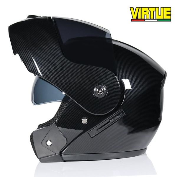 

motorcycle helmets flip up helmet abs full face racing dot approved