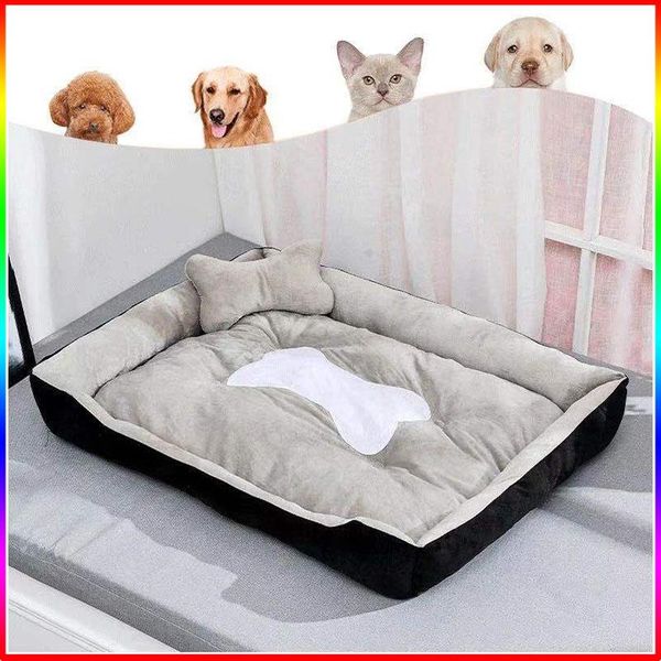 

kennels & pens royal animals super soft sofa dog beds waterproof bottom fleece warm bed for plus size pet cat winter