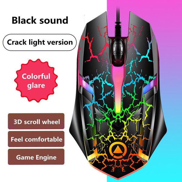 

mice g6 colorful glare wired gaming office mouse usb interface three-speed dpi adjustment is suitable for computer notebooks
