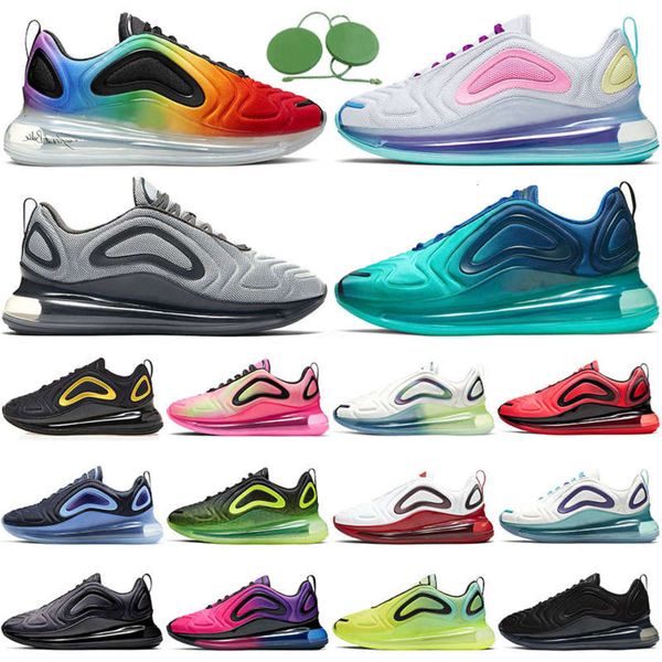 

720 women men running shoes 720s total eclipse aqua powder be true pink gym red undercover sea forest triple balck sports sneakers trainers, Black