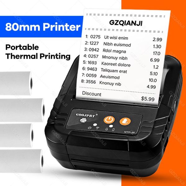 

copiers goojprt mini 80mm bluetooth thermal receipt printer pos android 3 inch wireless protable mtp-3f