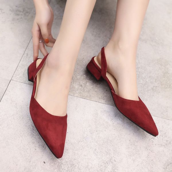 

women pumps ankle strap thick heel women shoes square toe mid heels dress work pumps comfortable ladies shoes 2.5 cm 210427, Black