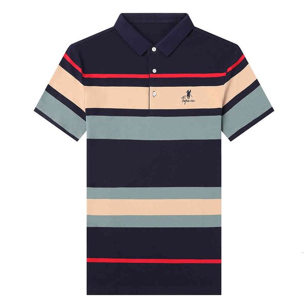 

men's t-shirts grade striped summer mark embroidered by men designer polo shirts with short sleeve casual fashionable fashion men&#039, White;black