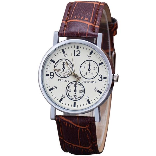 

wristwatches relogio masculino watches men fashion sport box stainless steel leather band watch quartz business wristwatch reloj hombre 2021, Slivery;brown