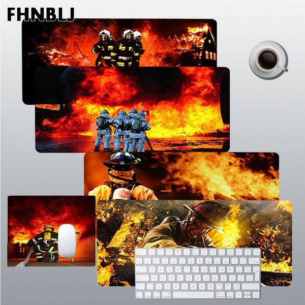 

mouse pads & wrist rests fhnblj firefighter fireman boy gift pad customized lapgaming size for csgo game player deskpc computer