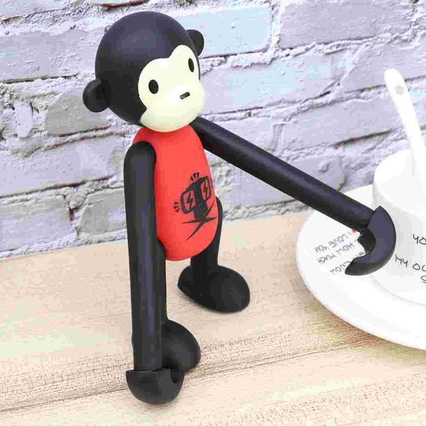 

cell phone mounts & holders 1pc multi-function tablet stand cartoon monkey mobile bracket deskdecor (red)