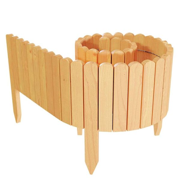 

fencing, trellis & gates log roll border as easy plug-in fence