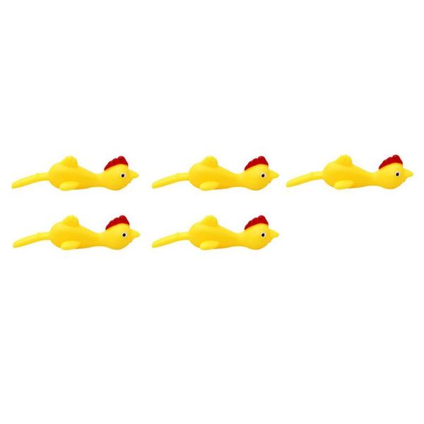 

novelty items 5pcs vent ejection turkey fun toys chicken yellow amusing entertainment children's creative