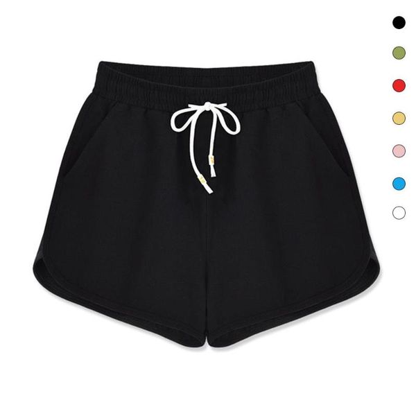 

women's gym shorts - tennis fitness training and running, White;black
