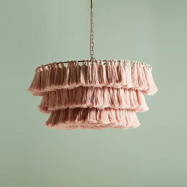 

pendant lamps fringe chandelier designer decorative cotton bohemian style light fixtures for ceiling e27/led art foyer