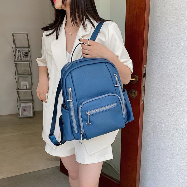 

backpack senior bag korean casual female 2021 fashion girl ins simple school
