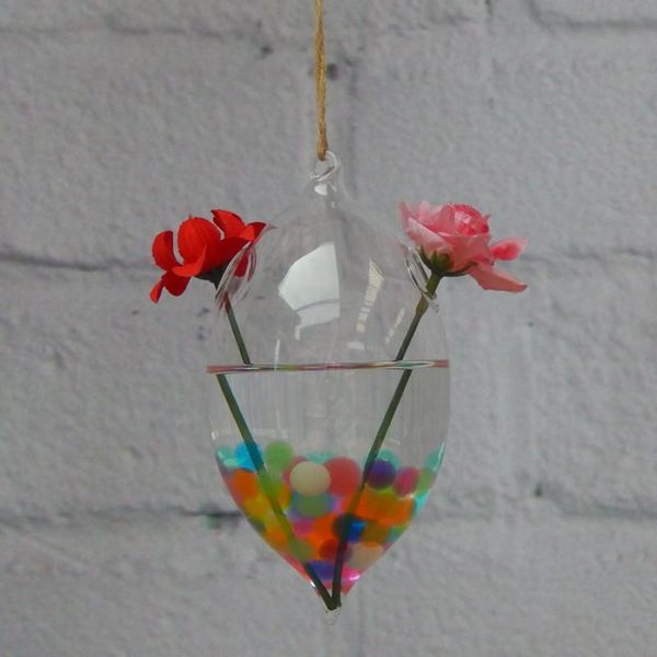 

28pcs/pack different size two small holes hanging glass terrarium vase home office decoration friend gift novelty items
