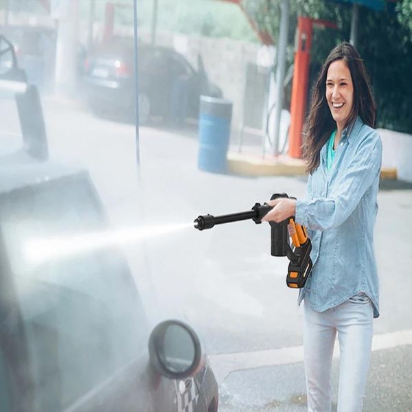 

wireless car washer gun pump high pressure cleaner care portable washing machine lithium battery cleaning auto device watering equipments