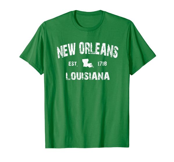 

New Orleans Louisiana LA T-Shirt Vintage Sports Design Tee, Mainly pictures