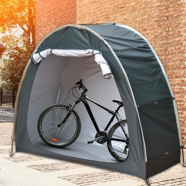 

tents and shelters 200x80x165cm outdoor bicycle tent portable pu4000 rainproof bike storage shed 2 bikes for camping