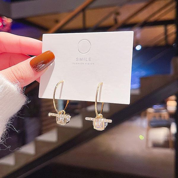 

dangle & chandelier wholesale sterling silvers pin square earrings studs drop gift, Silver