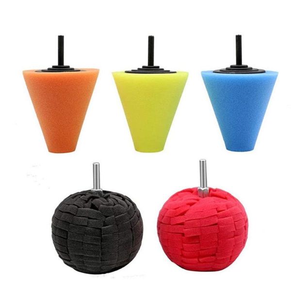 

car sponge polishing pad buffing foam cone shaped hub for pads wheel cleaning g8u1