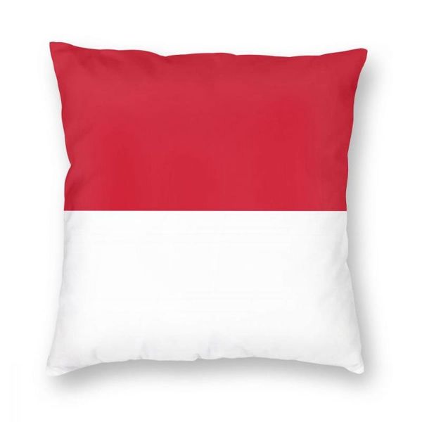 

indonesia indonesian flag throw pillow cover polyester fashion cushion covers cushion/decorative