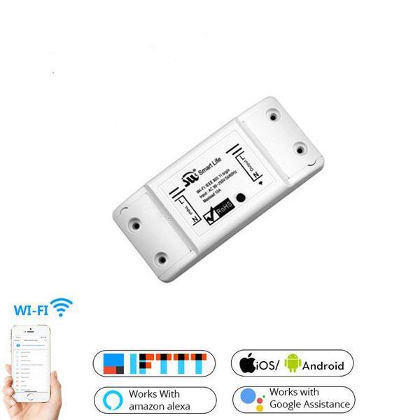 

smart home control wifi light switch universal breaker timer life app wireless remote work with alexa google