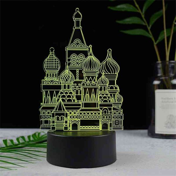 

3d night creative new strange smart home atmosphere led gift table lamp