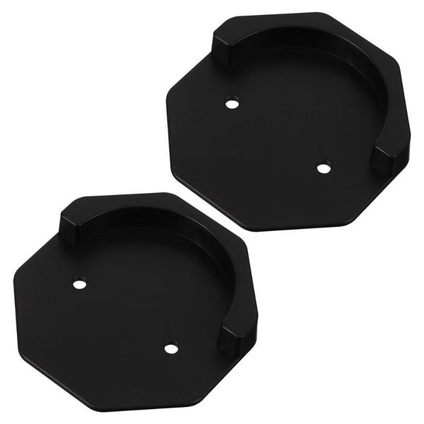 

2pcs adhesive bathroom rod holder mount socket for shower curtain hooks & rails
