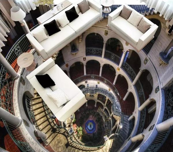

wallpapers floor wallpaper 3d rotating staircase picture