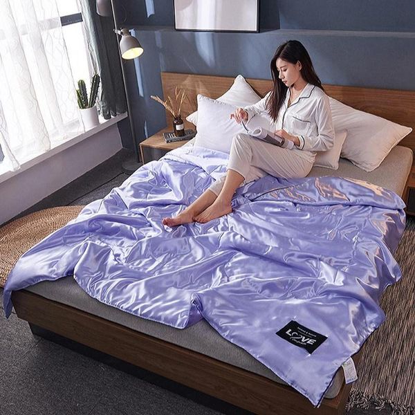 

comforters & sets 38 comfortable 100% silk comforter blanket quilt duvet washable ice summer air conditioning