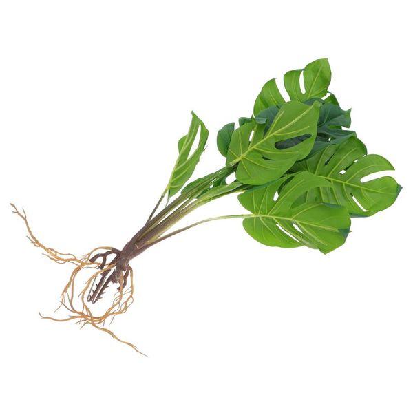 

decorative flowers & wreaths 1pc chic artificial plant faux fake green ornament home garden decor