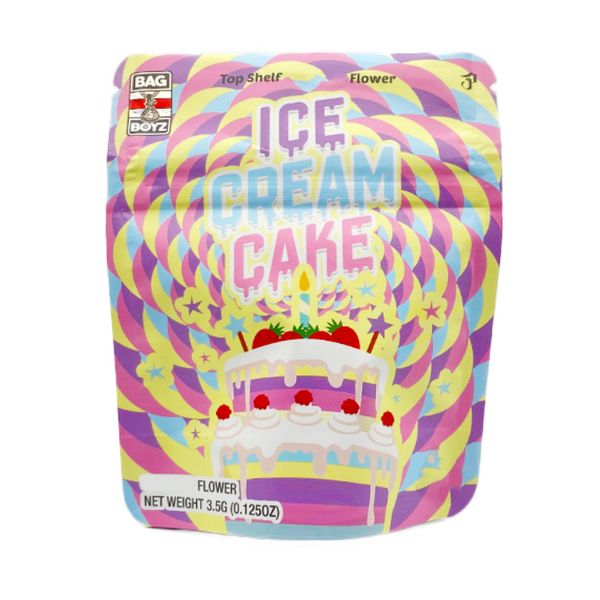 

backpack boyz edible packaging bags 3.5 g matte smell proof stand up pouch ice cream cake zipper mylar bag