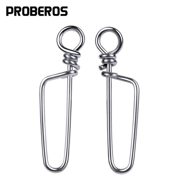 

fishing hooks 100pcs coastlock snap barrel swivel safety 17mm-46mm 0#-6# swivels