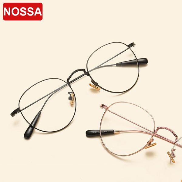 

fashion sunglasses frames 2021 round frame retro optical glasses ultralight excellent students eyewear men women casual myopia eyeglasses, Black