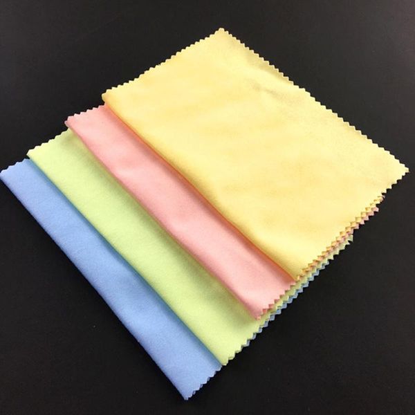 

sunglasses frames 10 pcs/lots glasses cleaner 15*15cm microfiber eyeglasses cleaning cloth for lens phone screen wipes, Silver