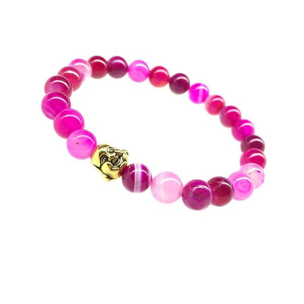 

beaded, strands arrived buddhism bracelet for women men maitreya buddha head and sparkling beads amulet gift choose provide drop, Black