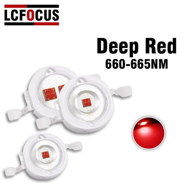 

deep red 660nm led chip cob smd diode light diy plant growth for indoor planting of vegetables and fruits grow lights