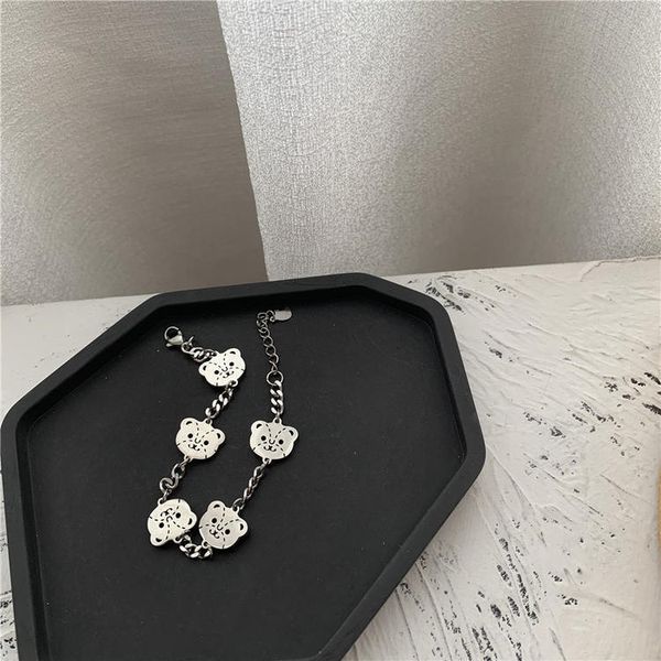 

bracelet hip hop style cartoon avatar design for female minority, Golden;silver