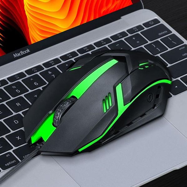 

keyboard mouse combos wired rainbow rgb back light professional ultra-slim mice set