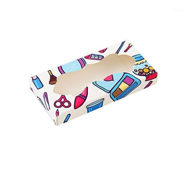 

rectangular universal window eyelashes packaging box, a pair of false paper card cross-border eyelash box1
