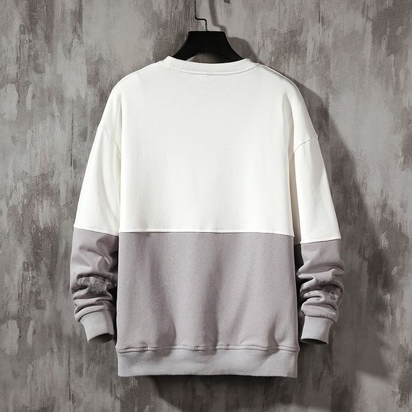 

sweatshirts & men's hoodies autumn sweater round neck korean fashion long sleeve pullover top, Black